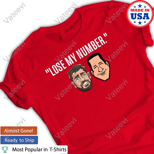 Lose My Number Long Sleeved T-Shirt Lose My Number Long Sleeved T-Shirt