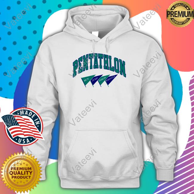 Pentathlon Run Jump Throw Wrestle Tee Shirt Kyle Merber Pentathlon Run Jump Throw Wrestle Tee Shirt Kyle Merber