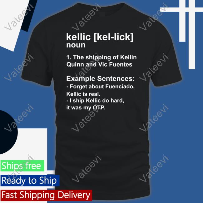 Vic Fuentes Definition Of Kellic Shirt Vic Fuentes Definition Of Kellic Shirt
