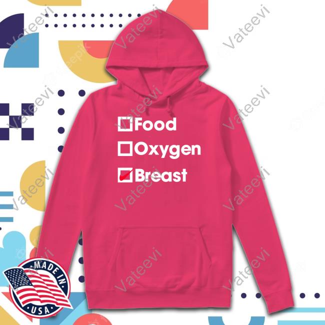 Official Food Oxygen Breast Hoodie Official Food Oxygen Breast Hoodie