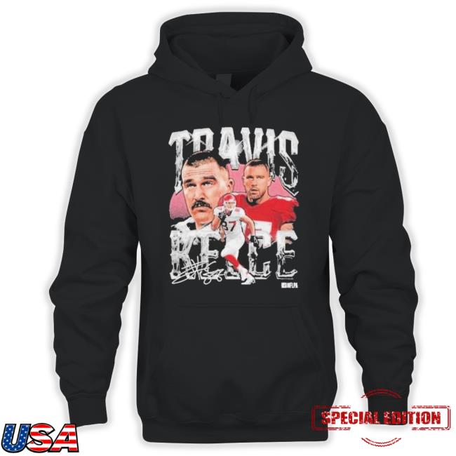 Original Travis Kelce Kansas City Vintage Signature Hoodie Original Travis Kelce Kansas City Vintage Signature Hoodie
