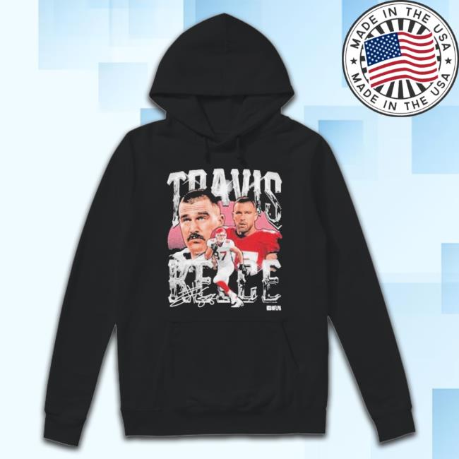 Original Travis Kelce Kansas City Vintage Signature Hoodie Original Travis Kelce Kansas City Vintage Signature Hoodie
