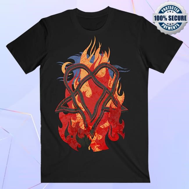 Heartagram Merch Shop Touched By Fire Long Sleeve Shirt Heartagram Merch Shop Touched By Fire Long Sleeve Shirt