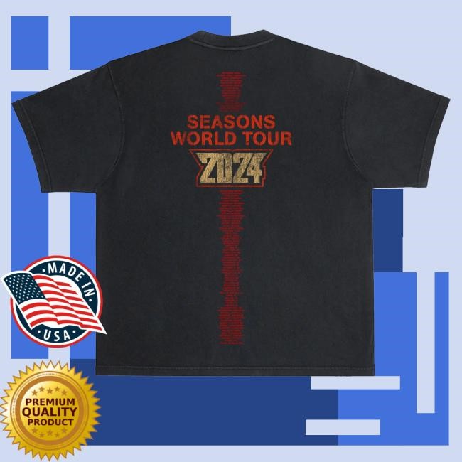 Seasons Tour 2024 Vintage Mars Classic Shirt Seasons Tour 2024 Vintage Mars Classic Shirt