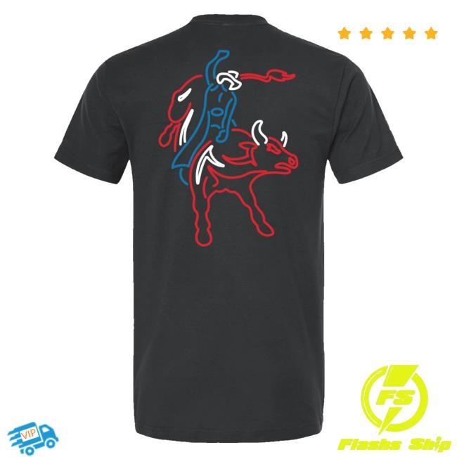 Pbrshop Pbr 2024 Teams Championship Neon Rider Crewneck Sweatshirt Pbrshop Pbr 2024 Teams Championship Neon Rider Crewneck Sweatshirt