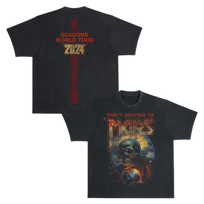 Seasons Tour 2024 Vintage Mars Classic Shirt Seasons Tour 2024 Vintage Mars Classic Shirt