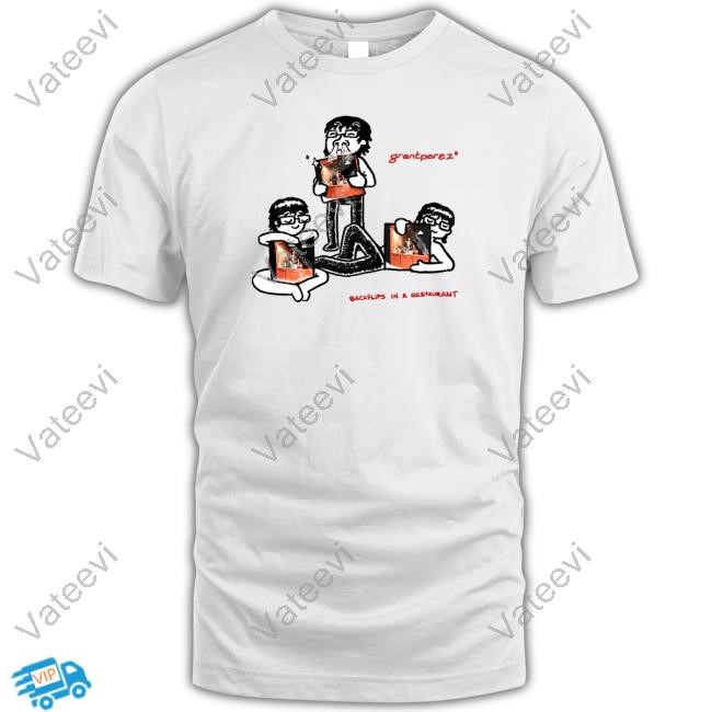 Backflips In A Restaurant Tour Tee Shirt